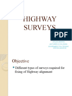 Highway Surveys: Types Required for Fixing Alignments