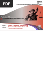Judicial Process and Justice