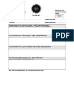 fc2 Summary Fire Risk Assessment Sheet Form 3