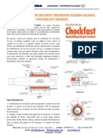 Alineamiento de bocines Thordon usando resina Chockfast Orange