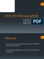 PCR, RT-PCR and QPCR: Dr. Sandeep Agrawal MD Senior Resident & PHD Scholar Department of Biochemistry Aiims, New Delhi