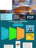 La Planificación Estratégica Institucional