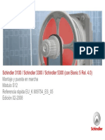 SCHINDLER 3100,3300,5300 Montaje y Puesta en Marcha Modulo S12 PDF