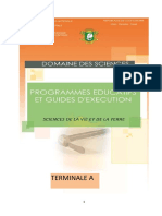 Programme Terminale A PDF