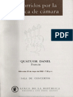 Quatuor Danel Cuarteto de Cuerdas Francia