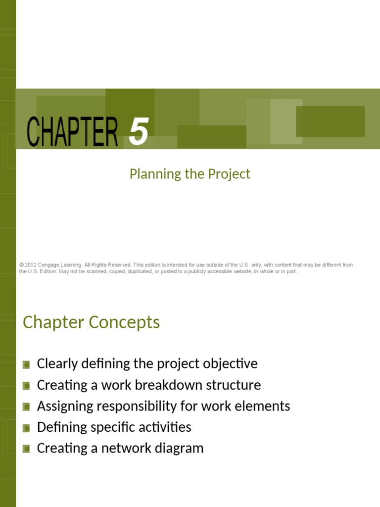 CHAPTER 5 - PLANNING THE PROJECT-ditukar | PDF | Systems Engineering ...