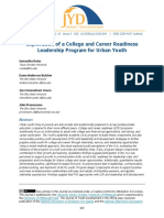 Exploration of A College and Career Readiness Leadership Program For Urban Youth