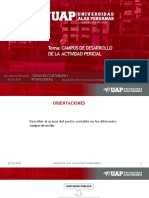 Tema: Campos de Desarrollo de La Actividad Pericial: Ciencias Contables Y Financieras