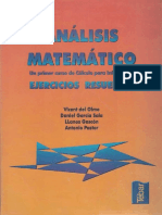 Analisis Matematicas Ejercicios Resuelto Tebar. 