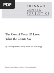 The Costs of Voter ID Laws