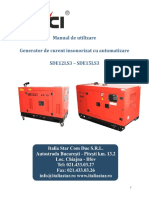 Manual de Utilizare SDE12LS3 15 Generator Senci PDF