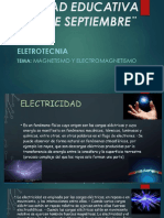 Clase Electrotecnia Semana 10 Tema Energía Eléctrica. Magnetismo y Electromagnetismo