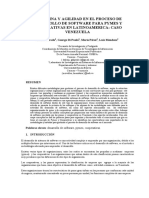 Disciplina y Agilidad en El Proceso de Desarrollo de Software para Pymes y Cooperativas en Latinoamerica: Caso Venezuela