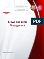 Crowd and Crisis Management: Don Honorio Ventura State University