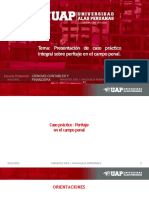 Tema: Presentación de Caso Práctico Integral Sobre Peritaje en El Campo Penal