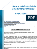 Capitulo 1: MECANISMOS DEL CONTROL DE LA CORROSIÓN USANDO PINTURAS