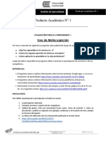 Foro Producto Académico N1-Gestion de Apredizaje