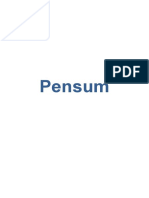 Pensum