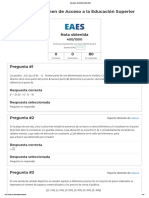 Simulador EXAMEN EAES 2020