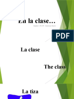 en La Clase - Intro To Classroom Objects
