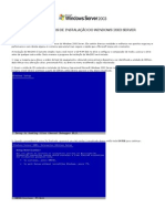 Instalação Windows 2003 Server