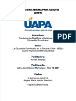 PDF Tarea 7 La Educacion Dominicana en La Tercera y Cuarta Republica DL
