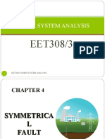 EET308 Power System Analysis Symmetrical Fault