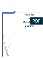 Apuntes Clase Metodologia Juridica