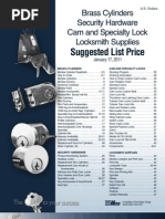 Download 2011 Ilco Cylinder Price List by Security Lock Distributors SN49107565 doc pdf