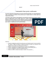 2iE-Projet Microcontroleur - Sujet-1-Commande D'une Porte Coulissante