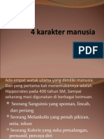 4 Karakter Manusia