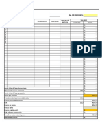 Formato Receta Estandar Con Rendimiento