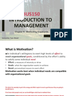 PowerPoint Slides - Motivating Employees