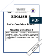 English 5: Let's Combine Ideas!