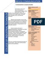 Module 1 - Intro To Communication PDF