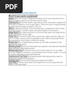 Roof Truss Parts Illustrated Guide | PDF | Truss | Building Engineering