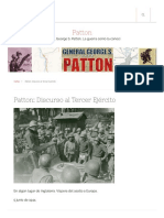 Patton - Discurso Al Tercer Ejército - Patton