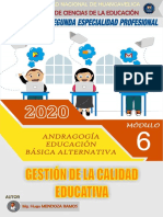 6 - Módulo - Eba - Gestión de La Calidad Educativa - 2020