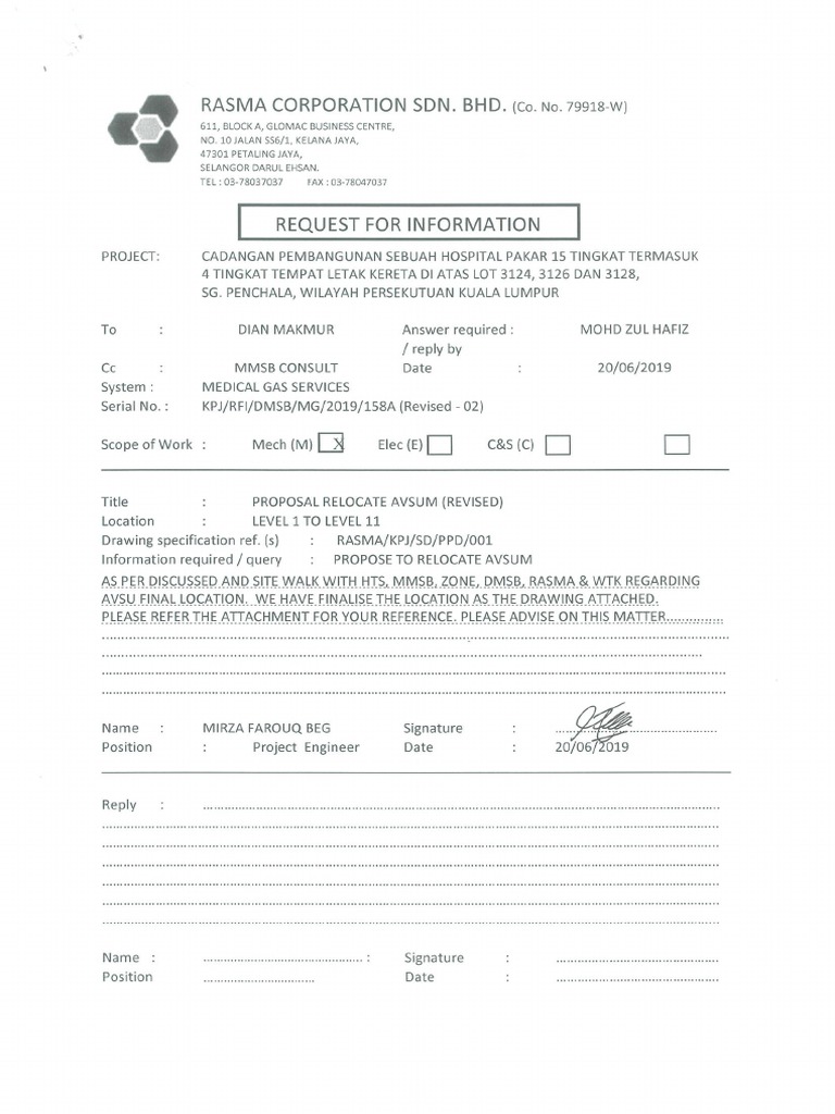RFI 158A - Ver 02  PDF