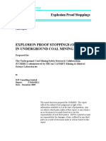 Explosion Proof Stoppings: DJF Consulting Limited