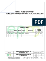 NC - AS - IL02 - 18 - Demolicion - Infraestructura - de - Alcantarillado PDF