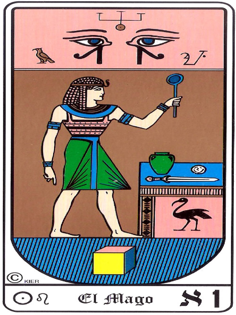 Imagenes Tarot Egipcio Kier PDF | PDF