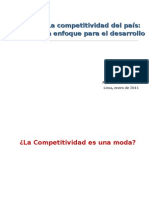 La competitividad del país