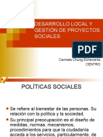 Desarrollo Local y Gestión de Proyectos Sociales 