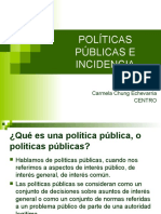 Políticas Públicas y Incidencia 