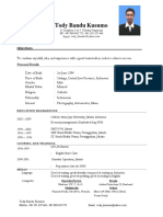 Indonesian Resume