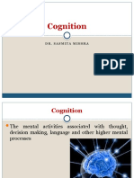 Cognition: Dr. Sasmita Mishra