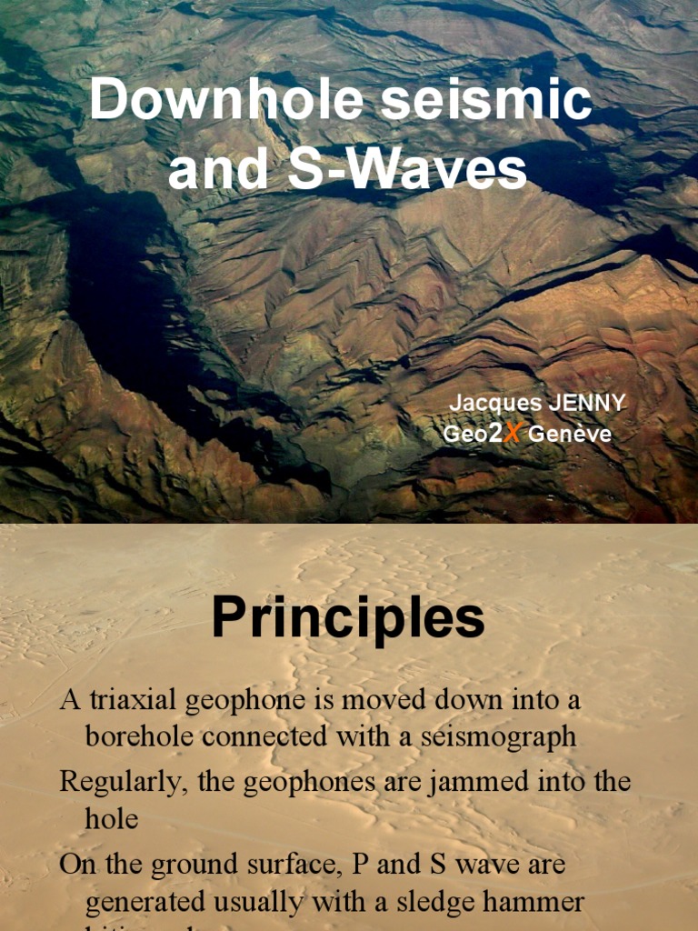 Downhole Seismic Techniques and Analysis | PDF | Seismology | Waves