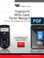 Facial Recognition RFID Card Fingerprint: Time Attendance & Door Access