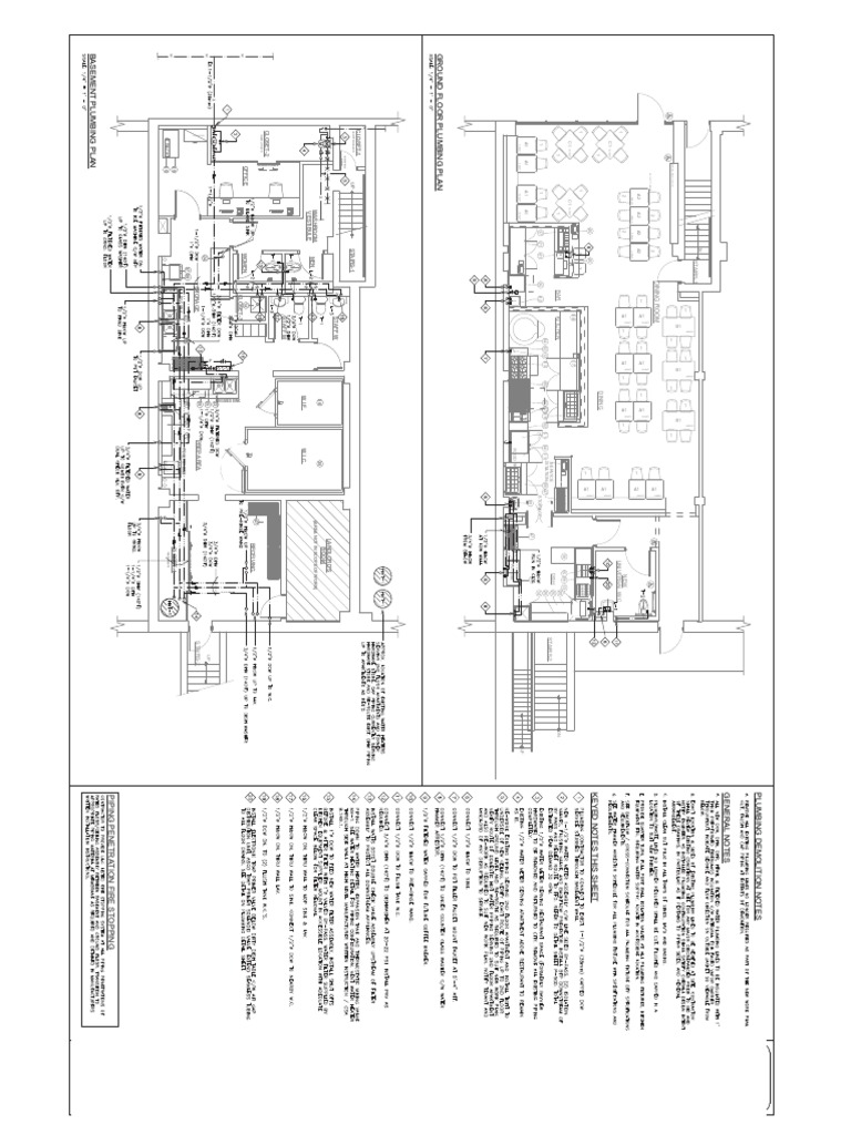 Plumbing Restaurant Sample For Reference | PDF | Restaurants | Domestic